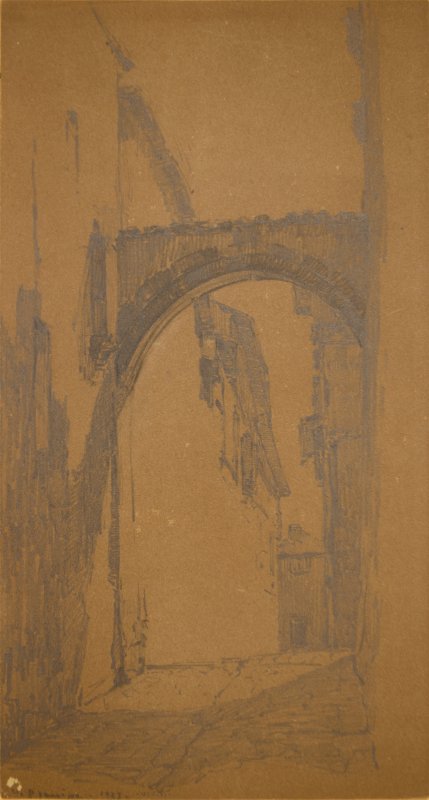 1923 - Via con arco a Orvieto